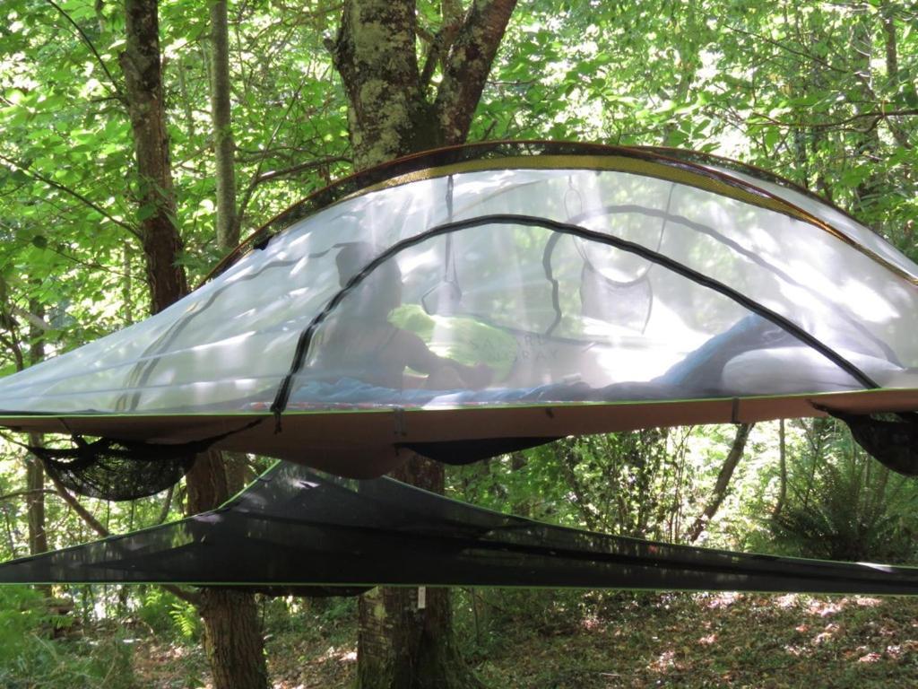 Tente Suspendue Au Coeur De La Foret Sainte-Croix-Volvestre Kültér fotó